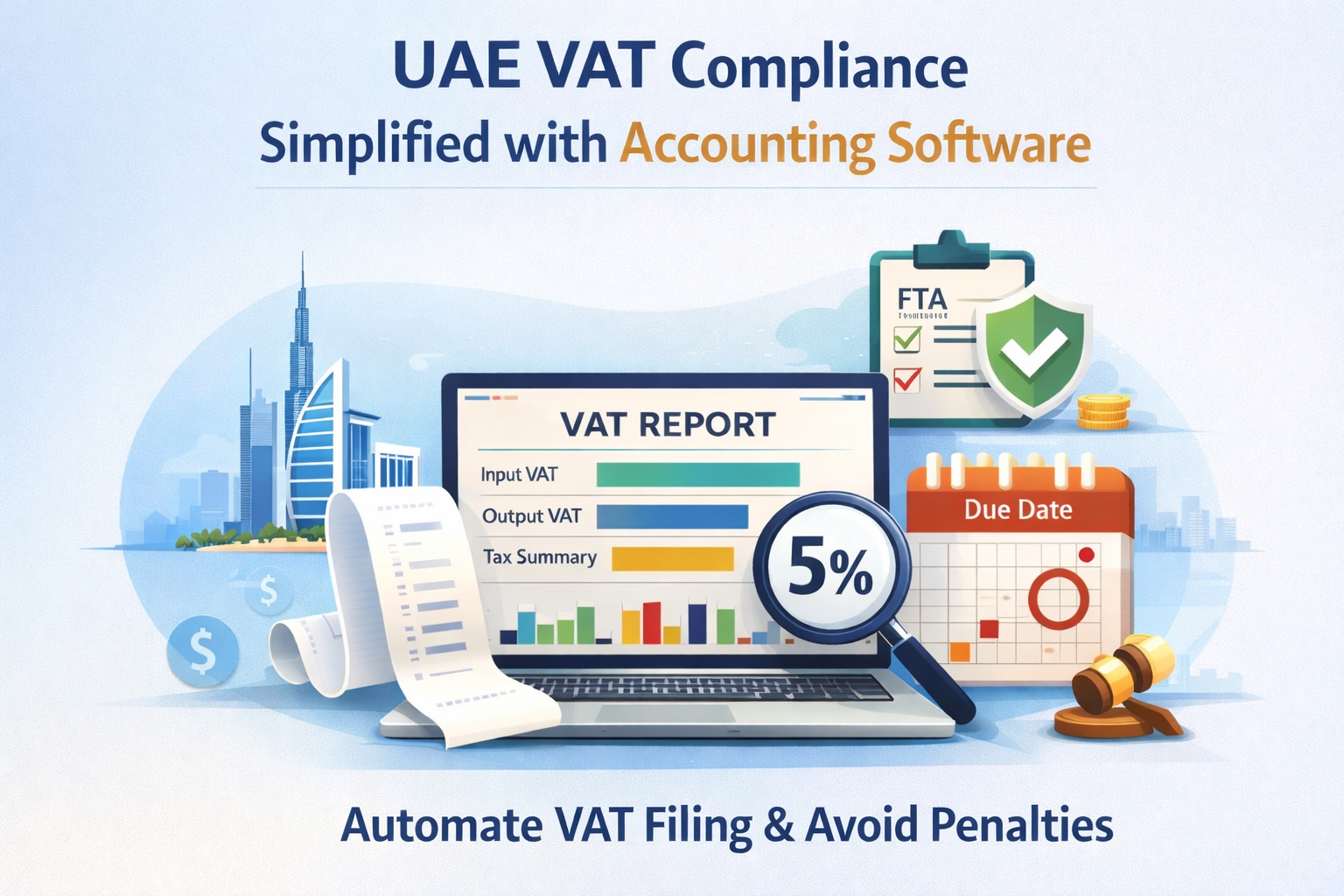 UAE VAT Compliance Explained: How Accounting Software Simplifies VAT Filing